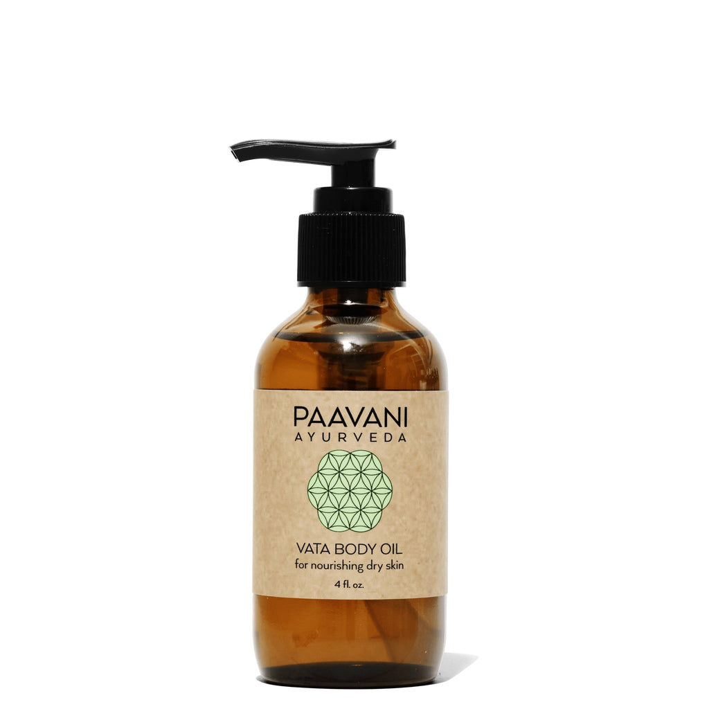 Vata Body Oil | Nourishing Ayurvedic Abhyanga Oil for Dry Skin-0